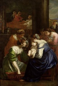 La nascita della Vergine, c.1620 da Italian School